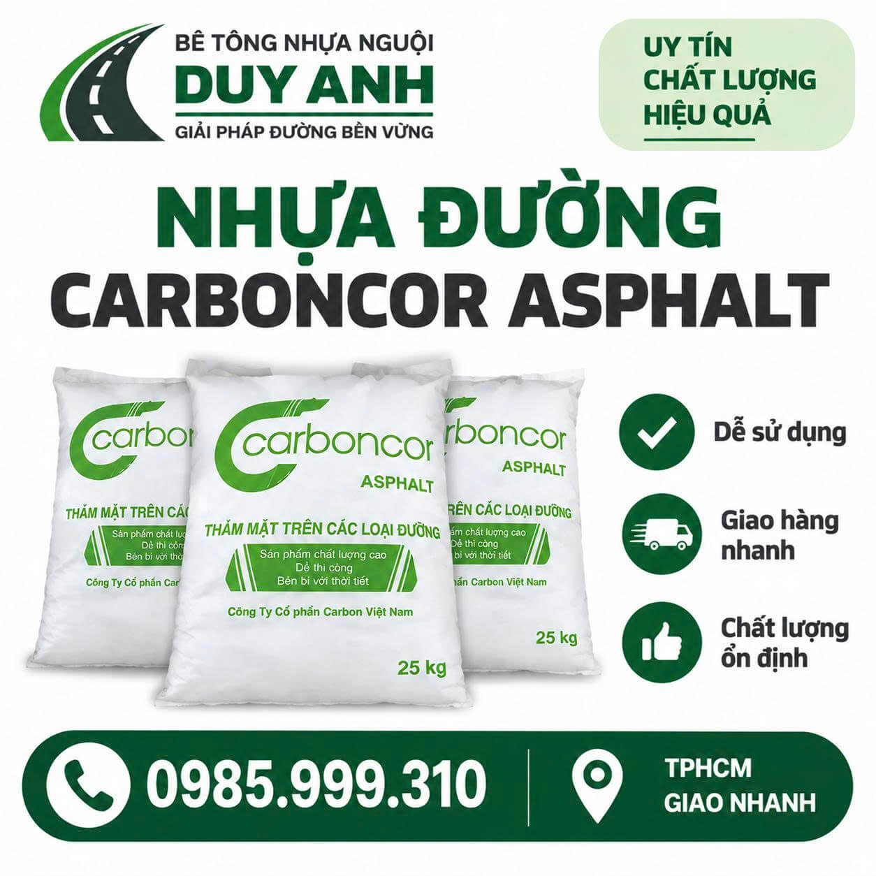 Nhựa Đường Carboncor Asphalt HCM