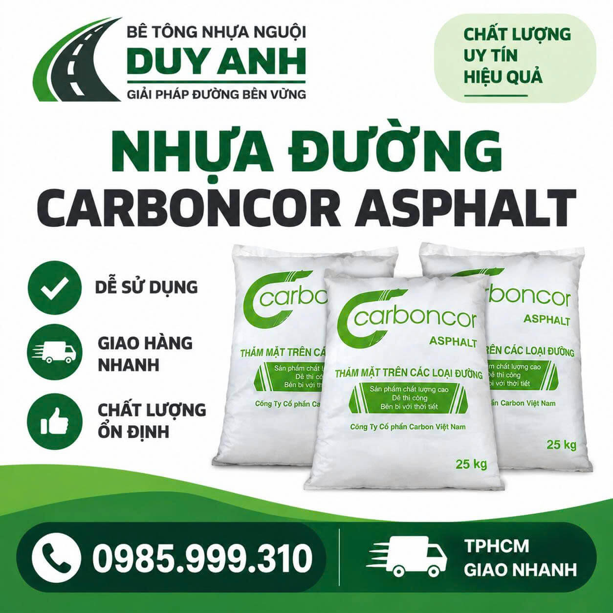 Nhựa Đường Carboncor Asphalt Tại HCM