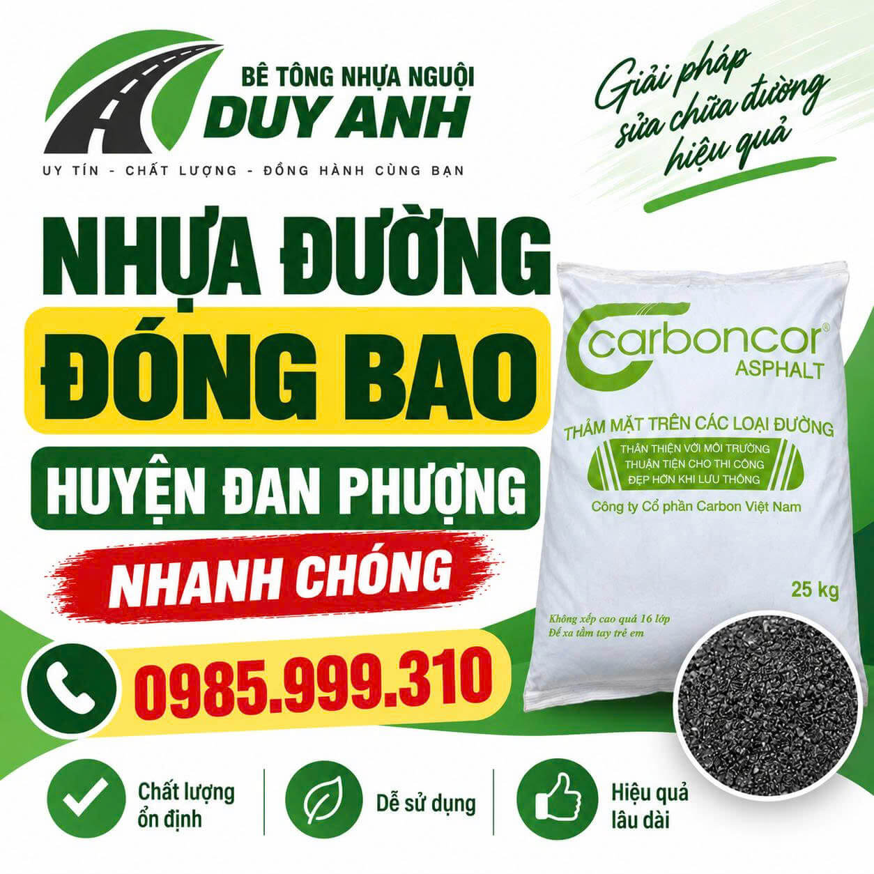Nhựa Đường Đóng Bao Đan Phượng