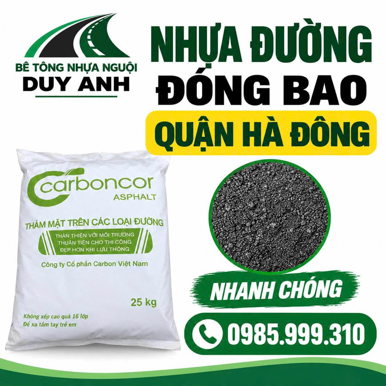 Nhựa Đường Đóng Bao Hà Đông