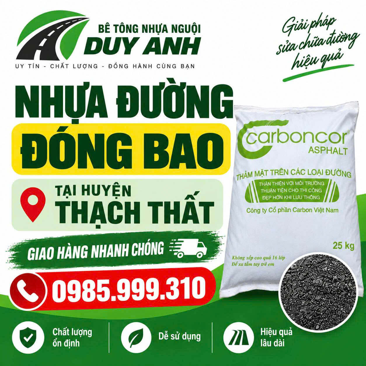 Nhựa Đường Đóng Bao Thạch Thất