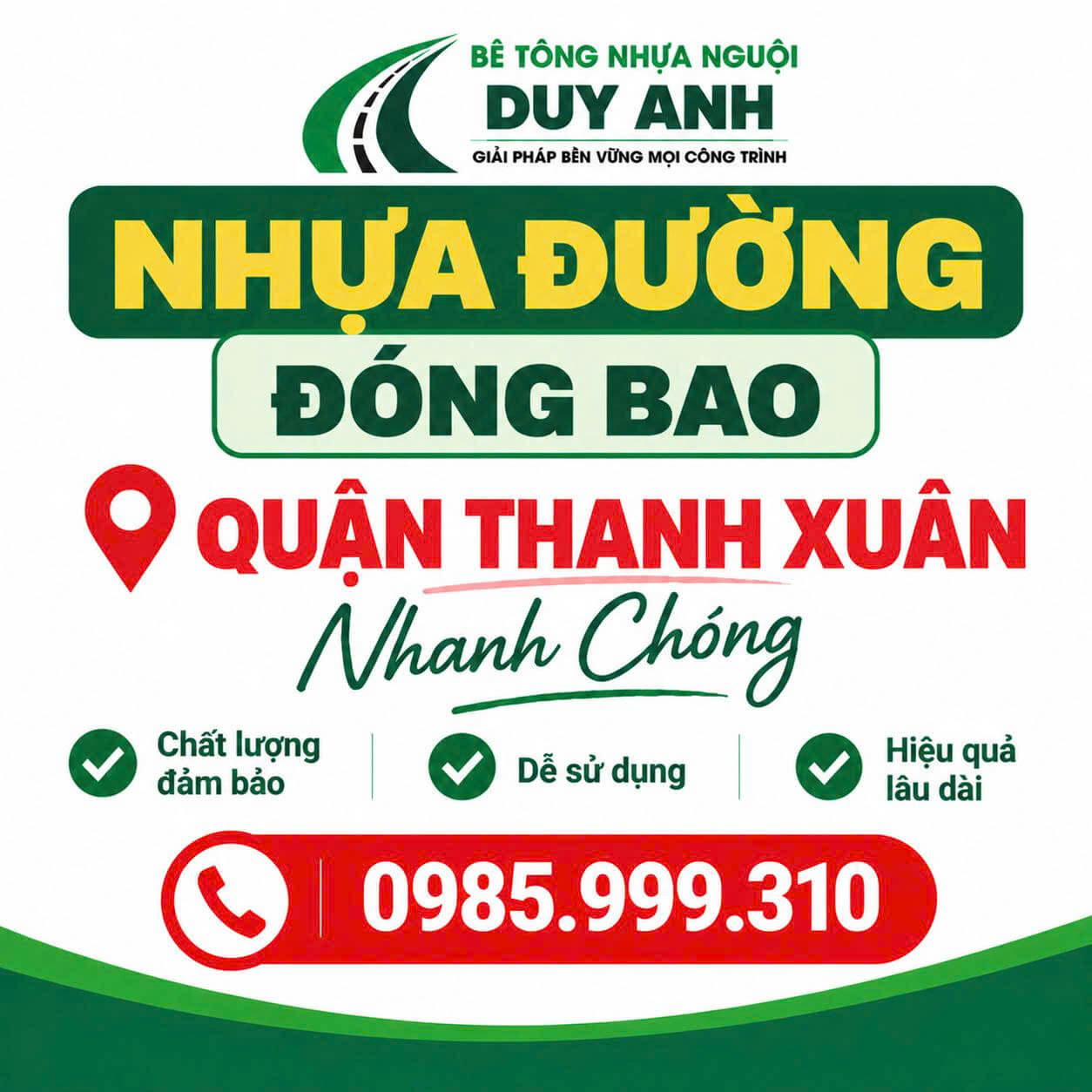 Nhựa Đường Đóng Bao Thanh Xuân