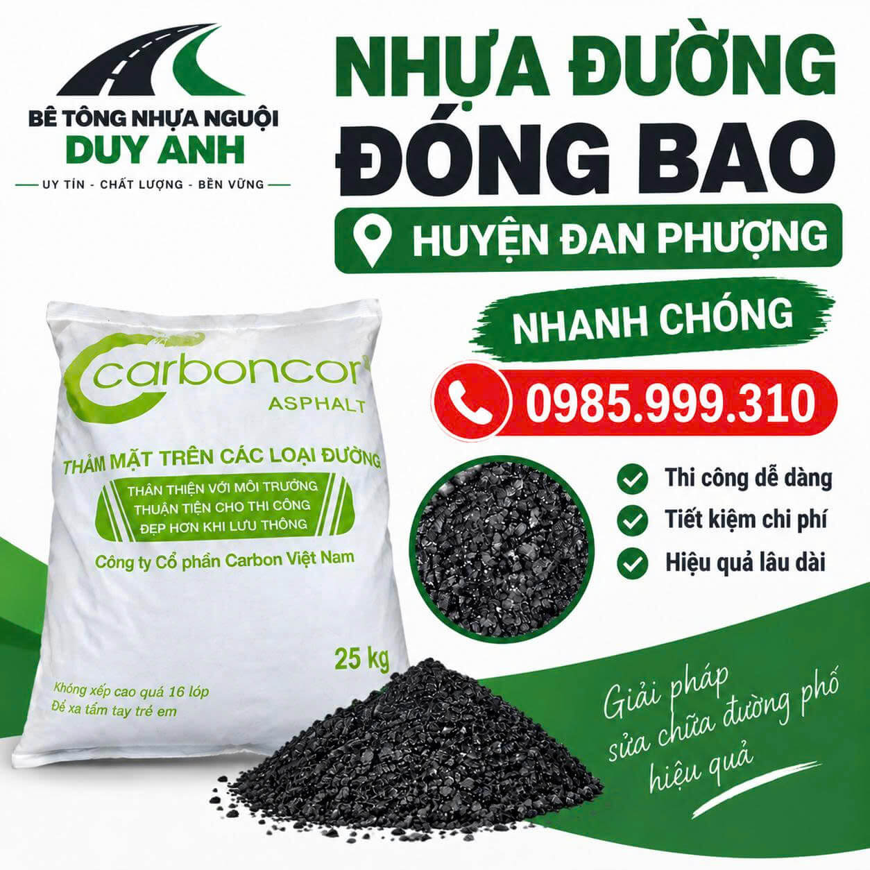Nhựa Đường Đóng Bao ở Đan Phượng