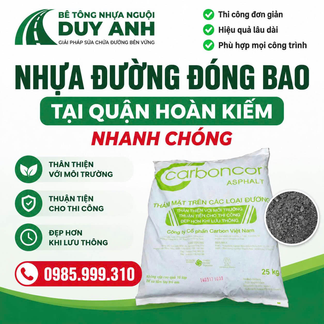 Nhựa Đường Đóng Bao ở Hoàn Kiếm
