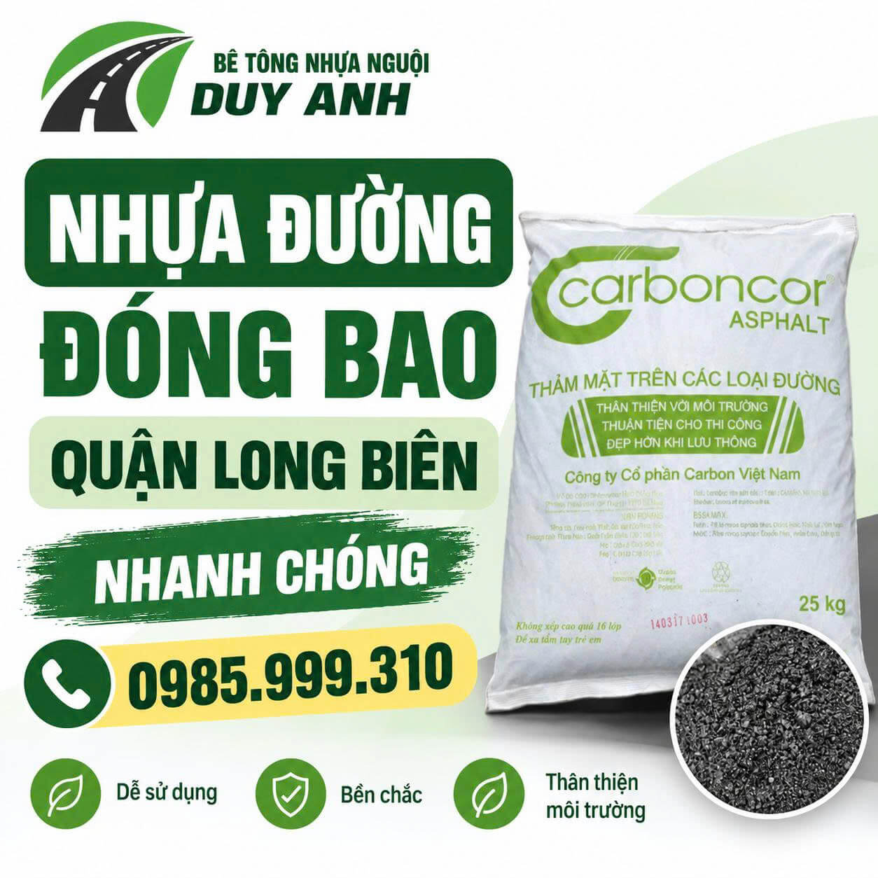 Nhựa Đường Đóng Bao ở Long Biên