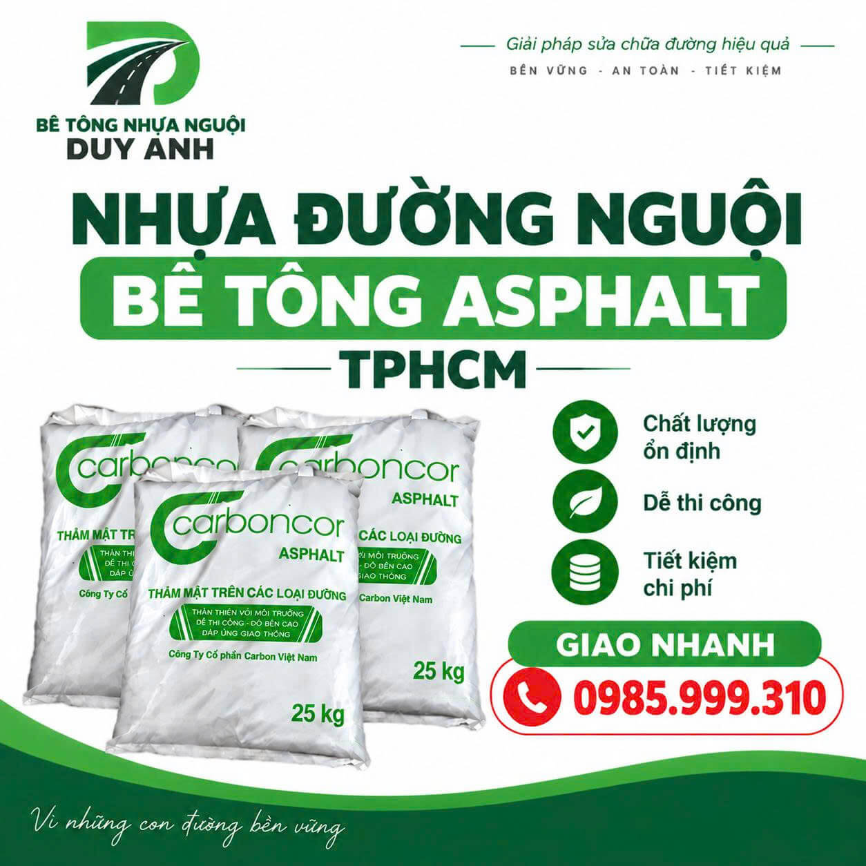 Nhựa Đường Nguội Bê Tông Asphalt HCM