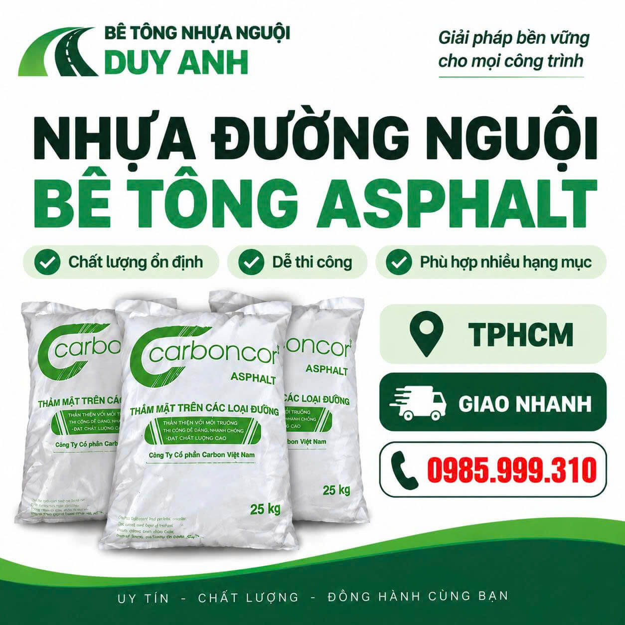Nhựa Đường Nguội Bê Tông Asphalt TPHCM