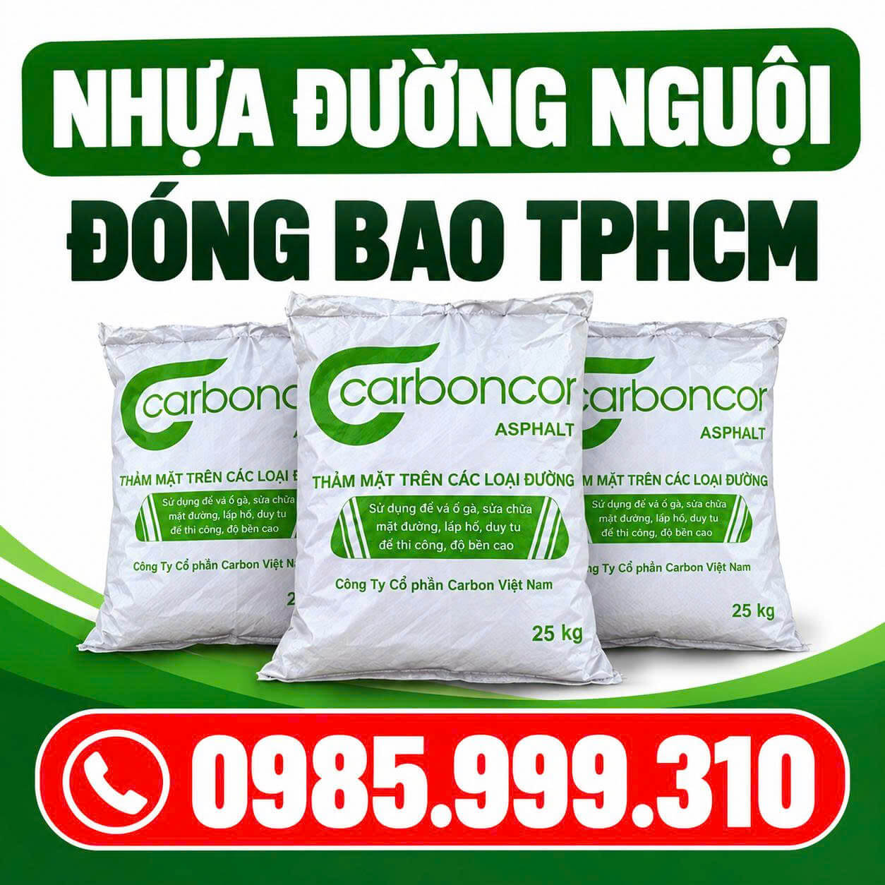 Nhựa Đường Nguội Đóng Bao HCM