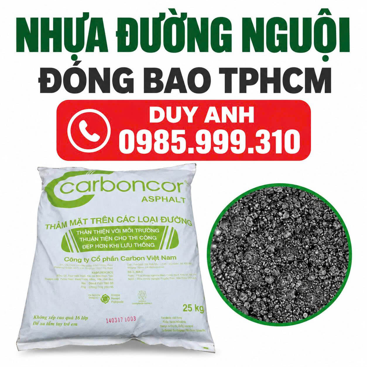 Nhựa Đường Nguội Đóng Bao ở TPHCM