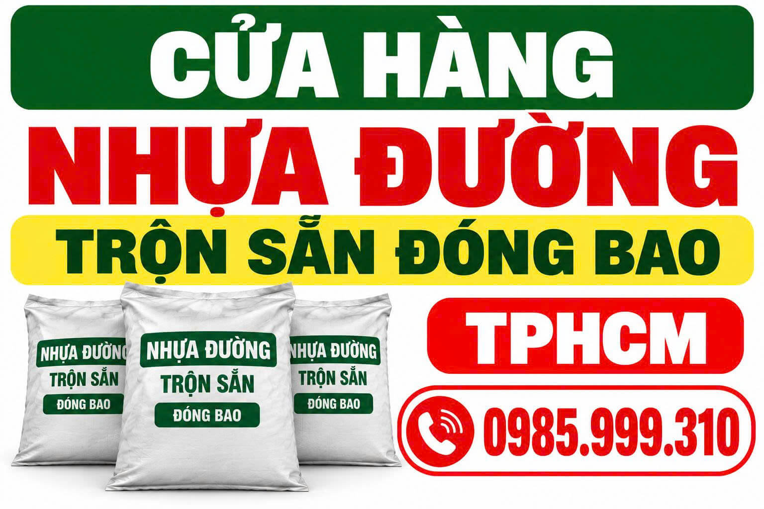 Cửa Hàng Nhựa Đường Trộn Sẵn Đóng Bao TPHCM