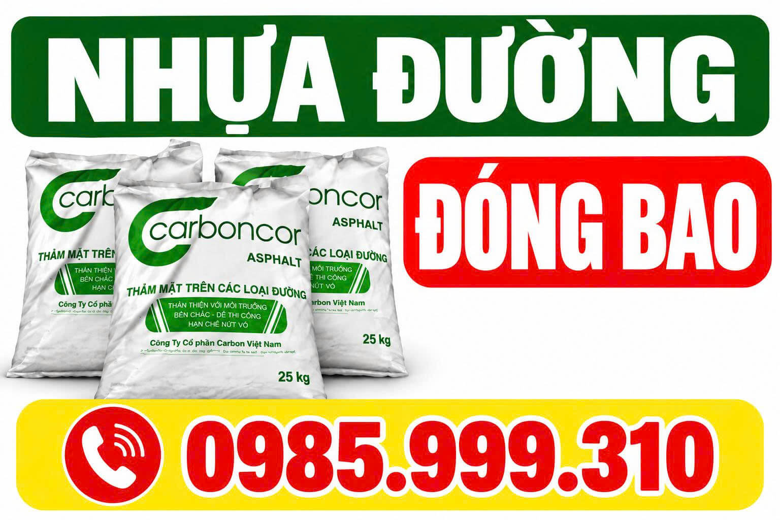Nhựa Đường Đóng Bao Chất Lượng
