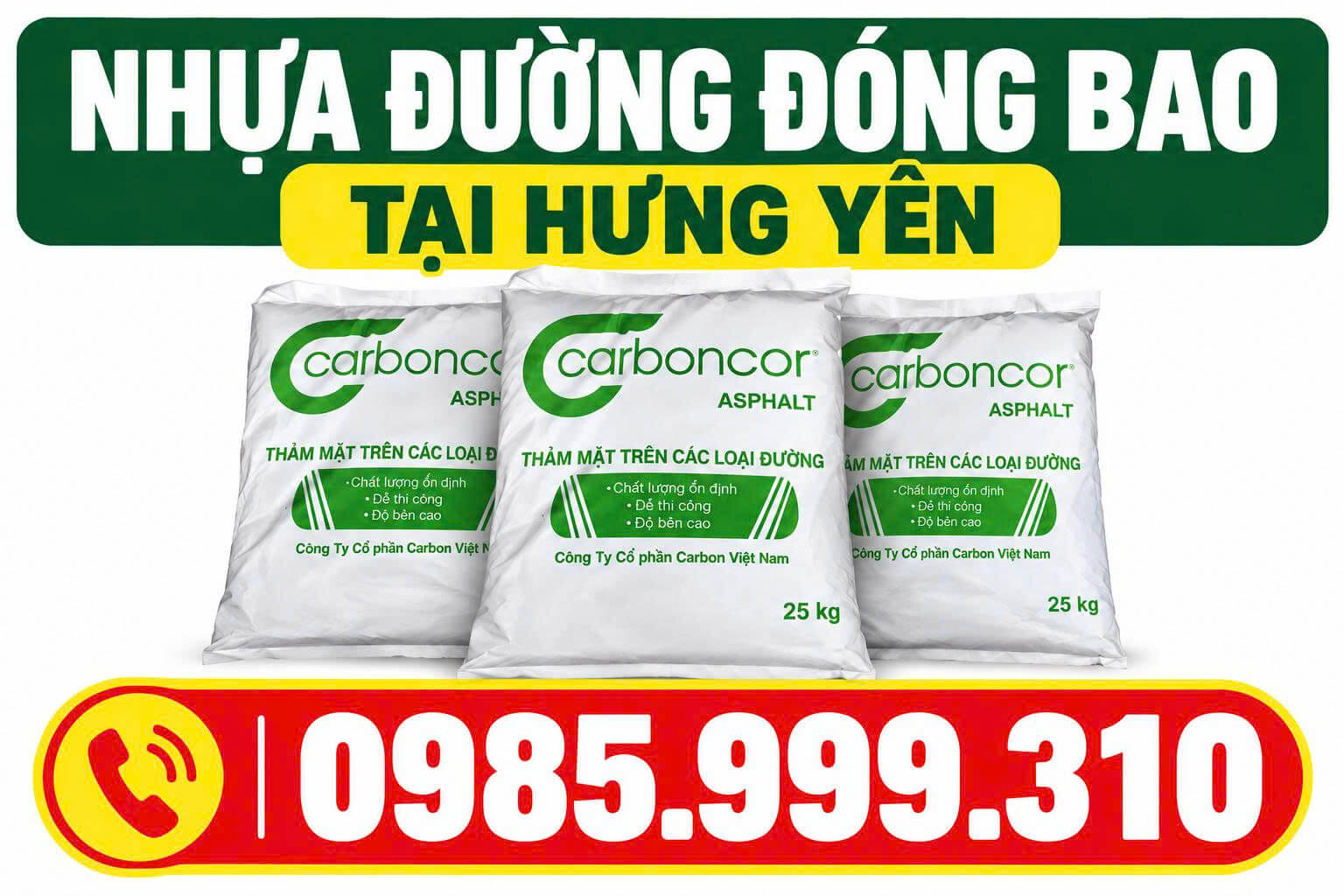 Nhựa Đường Đóng Bao Hưng Yên