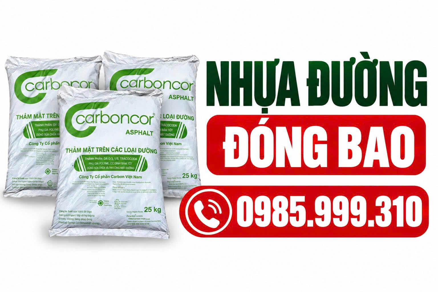 Nhựa Đường Đóng Bao Trộn Sẵn