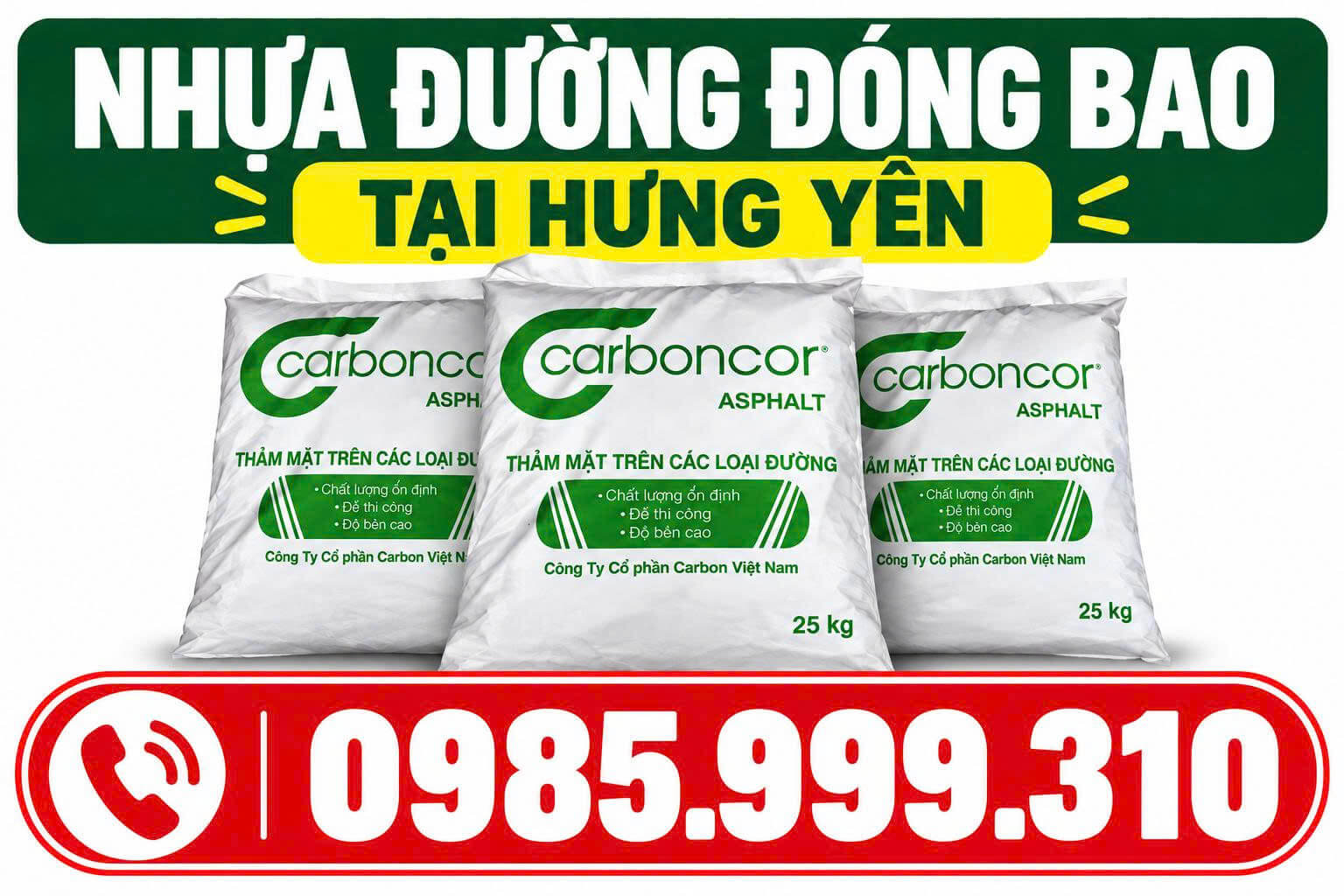 Nhựa Đường Đóng Bao ở Tại Hưng Yên